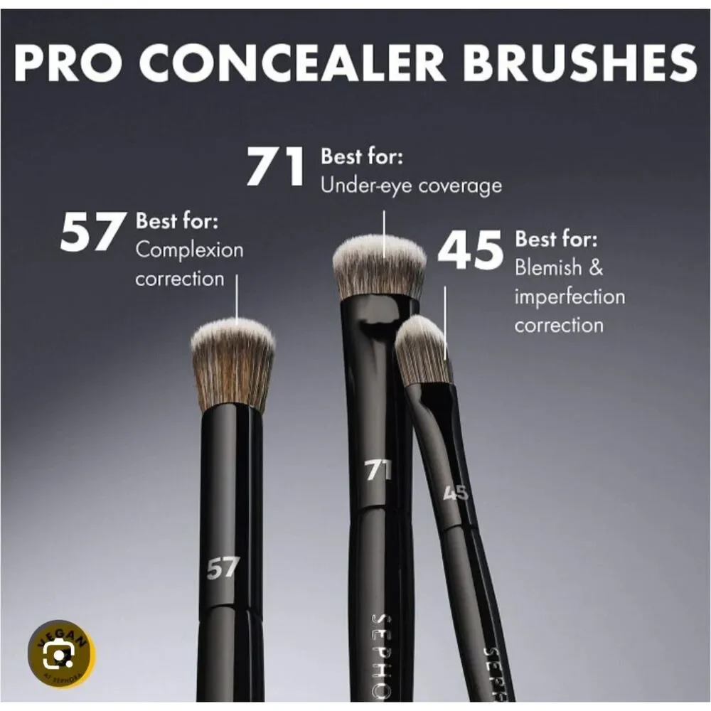 SEPHORA COLLECTION  PRO Concealer Brush #57 new